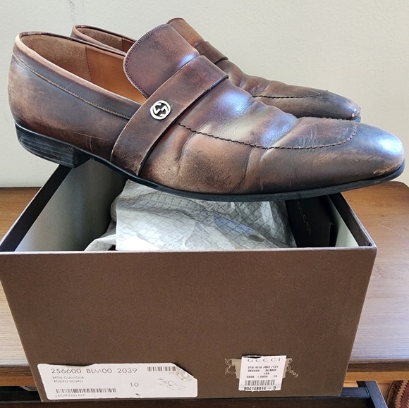 Gucci mens Betis Glamour Rodeo Scuro size 10 - Picture 1 of 6